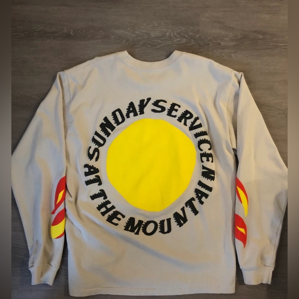 Yeezy X CPFM  Sunday service t-shirt